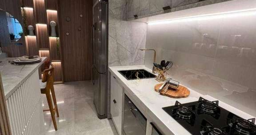 Apartamento com 2 dormitórios à venda, 58 m² por R$ 549.971,79 - Vila Alzira - Santo André/SP