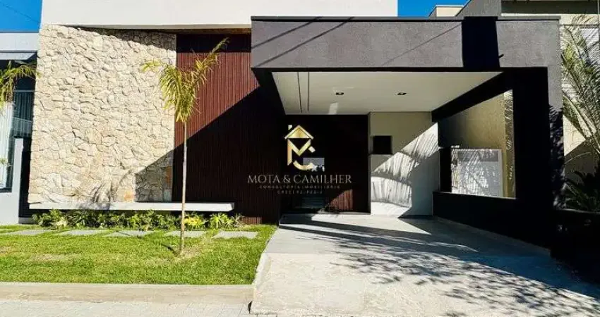 Casa recém construída disponível para Locação ou Venda em condomínio.