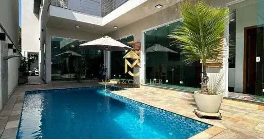 Sobrado 3 dormitórios e piscina no condomínio Tecoara
