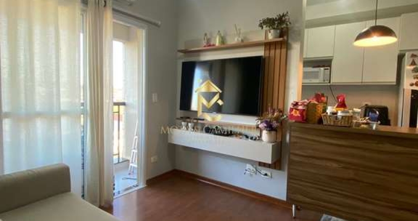 Apartamento com sacada e 2 dormitórios à venda em Taubaté.