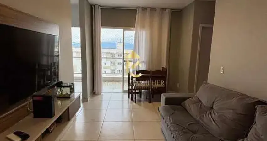 Apartamento com varanda Gourmet e 2 dormitórios com vista para serra.