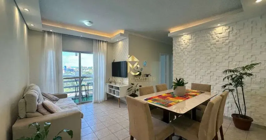 Apartamento com sacada e 3 dormitórios à venda na av. itália, taubaté