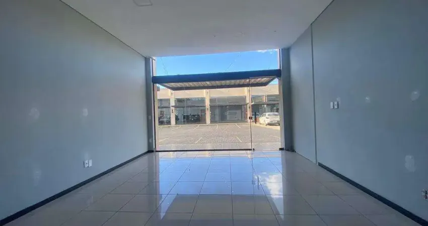 Sala comercial com estacionamento próprio para locação em taubaté.