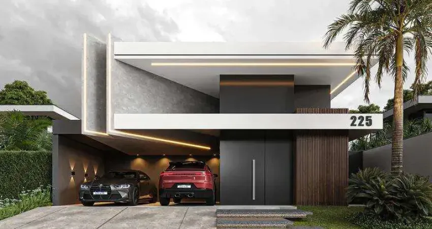 Casa térrea nova à venda no condomínio ouroville com 3 suíte sendo 1 com closet