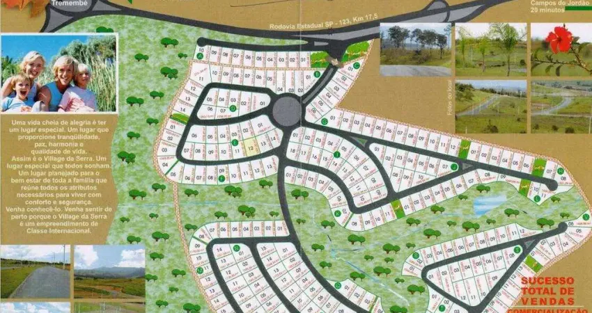Terreno em condomínio fechado à venda na Rodovia Floriano Rodrigues Pinheiro, Village da Serra, Tremembé