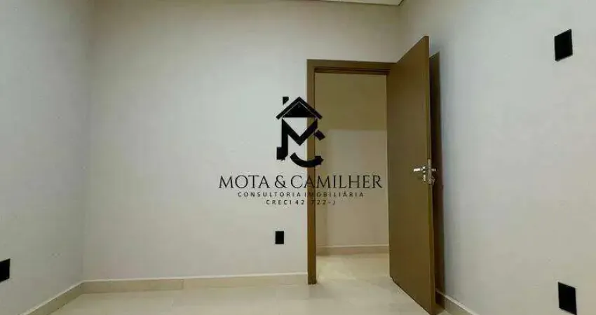 Casa recém construída disponível para locação ou venda em condomínio.