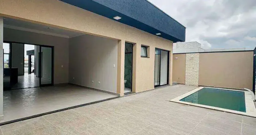 Linda casa térrea com 3 dormitórios sendo 1 suíte em condomínio