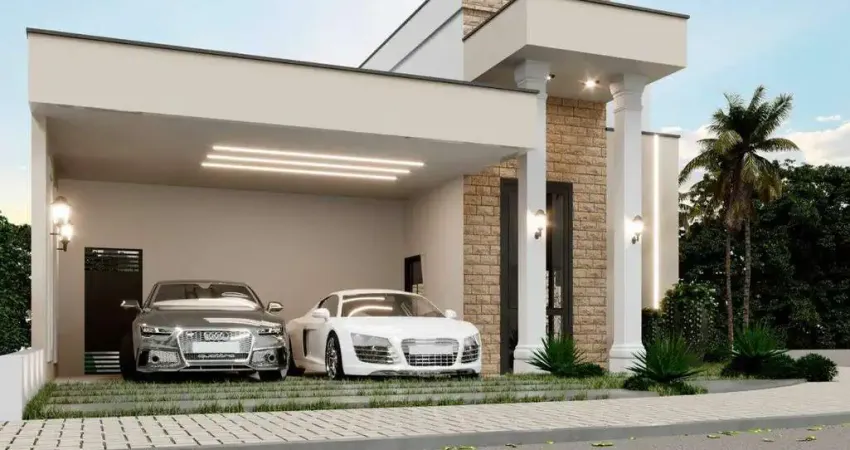 Casa com 4 dormitórios, varanda gourmet à venda em condomínio.