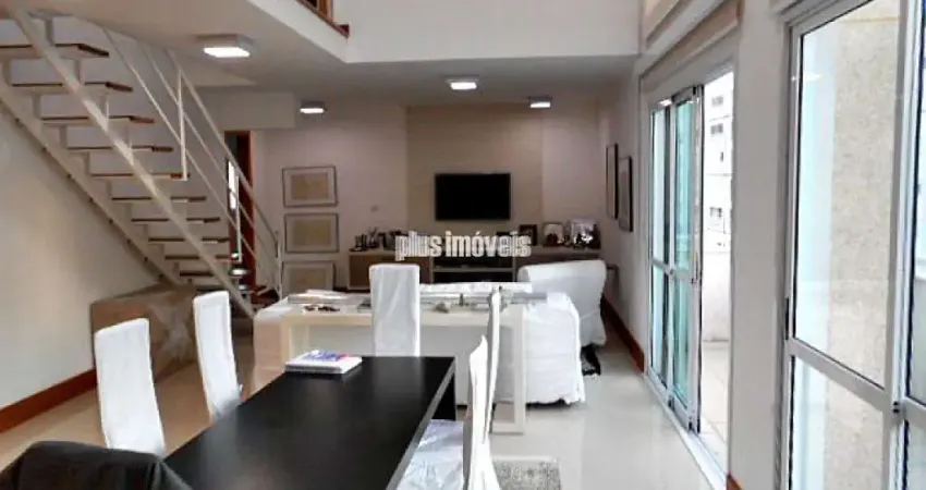 APARTAMENTO DUPLO ( 02 EM 01 ) TIPO LOFT C/ 02 STES, SALA P/02 AMBS C/VARANDA, COZ.GOURMET, 04 VAGAS