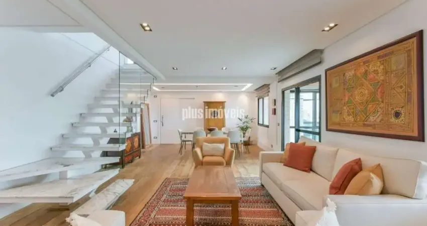 Villaggio panamby - cobertura com linda com vista panorâmica - 369,91m² 4 suítes, 4 gar.