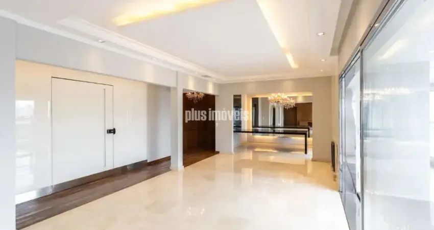 Próximo ao portal do morumbi 248,0m²au 4 suítes 4gar - amplo living com terraço gourmet.