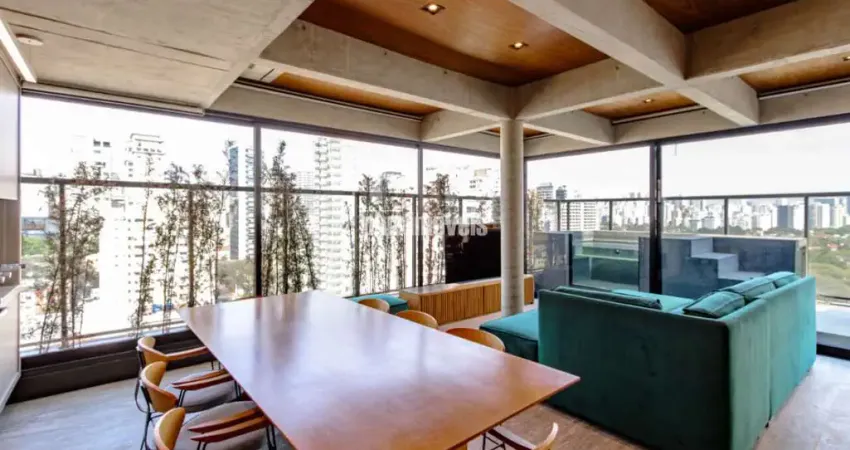 Cobertura para venda em vila olímpia com 2 quartos, sendo 2 suítes, 134m²