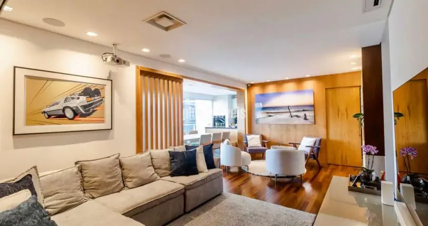 Apartamento de extremo bom gosto, para pessoas exigentes, no melhor do brooklin, com lazer completo!