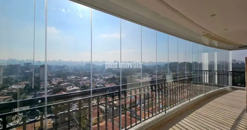 Cobertura na vila nova conceição com vista livre e deslumbrante