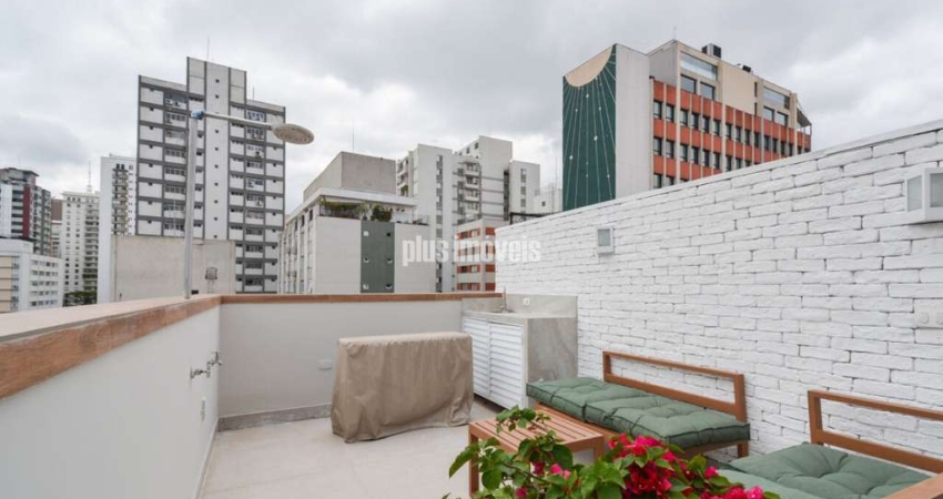 JARDIM PAULISTA! LINDÍSSIMA COBERTURA COM VISTA PANORÂMICA!