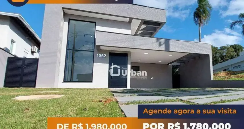 Casa com 3 quartos à venda, 256 m² por R$ 1.780.000 - Terras de Santa Adélia - Vargem Grande Paulista/SP