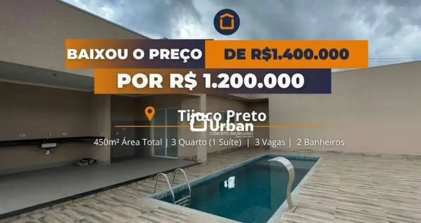 Casa com 3 dormitórios à venda, 223 m² por R$ 1.200.000,00 - Tijuco Preto - Vargem Grande Paulista/SP