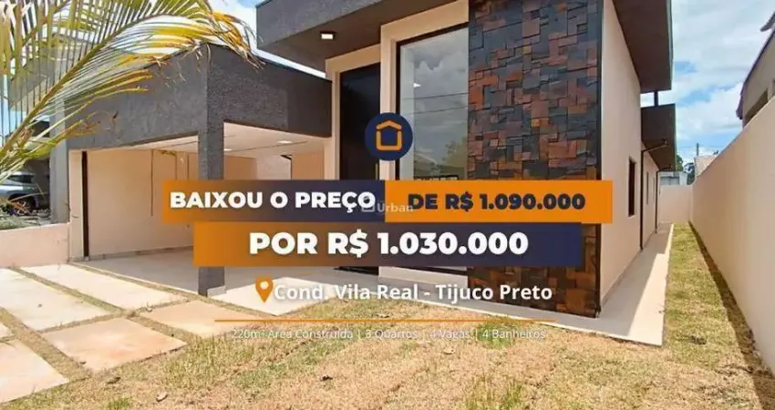 Casa à venda em Vargem Grande Paulista, Tijuco Preto, com 3 quartos, com 220 m²