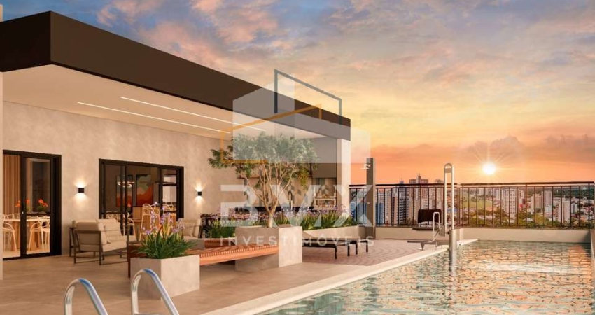 Apartamento à venda em Sorocaba-SP: Essência Campolim, 2 quartos, 1 suíte, 1 sala, 2 banheiros, varanda grill, garagem e 66,14m² no Jardim São Carlos!
