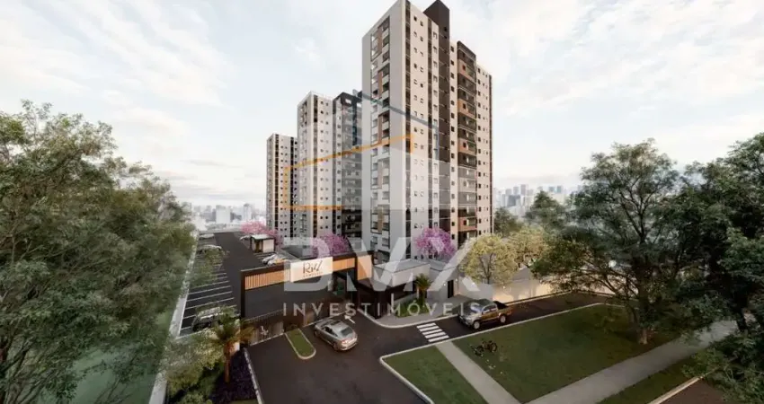 Imperdível apartamento à venda em Sorocaba-SP, Parque Campolim, RIZZ Condomínio: 2 quartos, 1 suíte, 1 sala, 2 banheiros, 1 vaga, 57,19m².