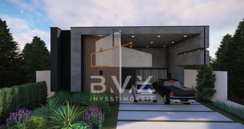 Casa de alto padrão em condomínio de luxo em Alphaville Nova Esplanada, Votorantim-SP: 4 quartos, 4 suítes, 2 salas, 5 banheiros, 4 vagas de garagem, 269,18 m².