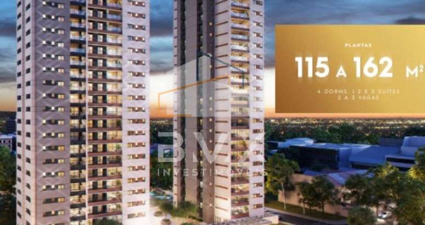 Apartamento de alto padrão no Mangal, Sorocaba-SP:3 suítes (ou 4 dorm c/ 2 suítes), 1 sala, 4 banheiros,3 vagas, 160m². Magnifique Construtora Planeta