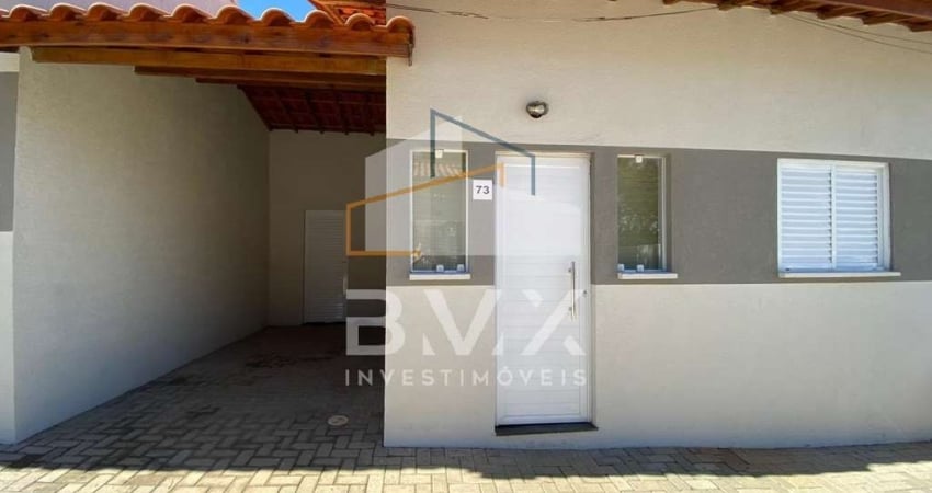 Venda de Casa em Condomínio no Bairro Caguassu, Sorocaba-SP no Condom. AQUARELA VILLAGIO, 2 Quartos, 1 Sala, 1 Vaga de Garagem, 56,94 m².Programa MCMV