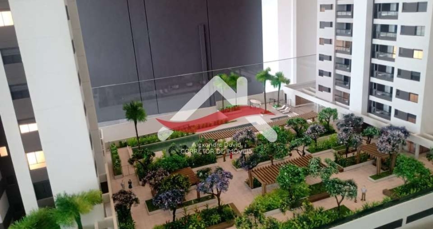 Vendo AP. Studio UNION PLANETA 48,53 m², 1 dormit, cozinha em ilha, ampla varanda, lazer, ótima localização - Alto da Boa Vista, frente da Prefeitura.