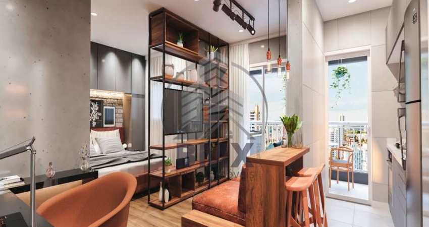 Belo Apartamento Premium, 39 m² - RESIDENCIAL RESERVA CARVALHO, 1 dormitório suíte, lavabo, varanda grill, 1 vaga, lazer, Vila Carvalho, Sorocaba