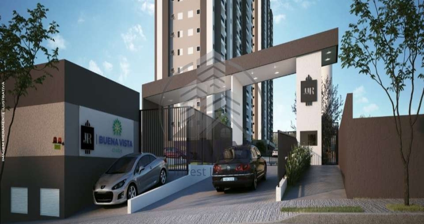 Apartamento 60,15 m², Condomínio JR BUENA VISTA CLUBE, 2 dorm. 1 suíte, varanda gourmet, 2 vagas,clube de lazer, Alto Boa Vista - Sorocaba-SP
