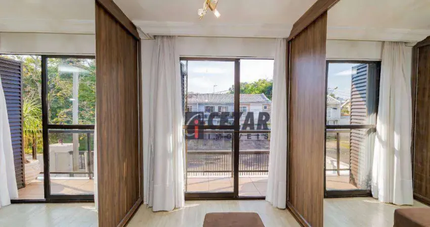 Sobrado com 3 dormitórios mobiliado 107m² à venda por r$ 750.000 - boa vista - curitiba/pr