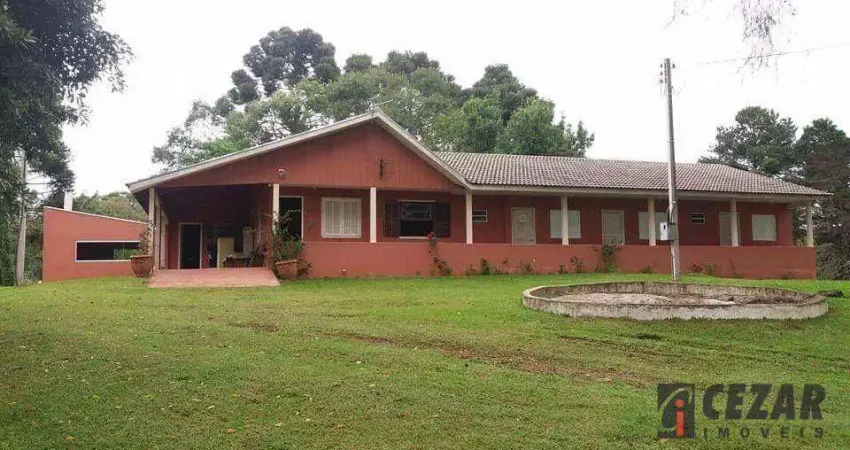 Chácara à venda, 102.370 m² por r$ 1.700.000 - rio do cacho - contenda/pr