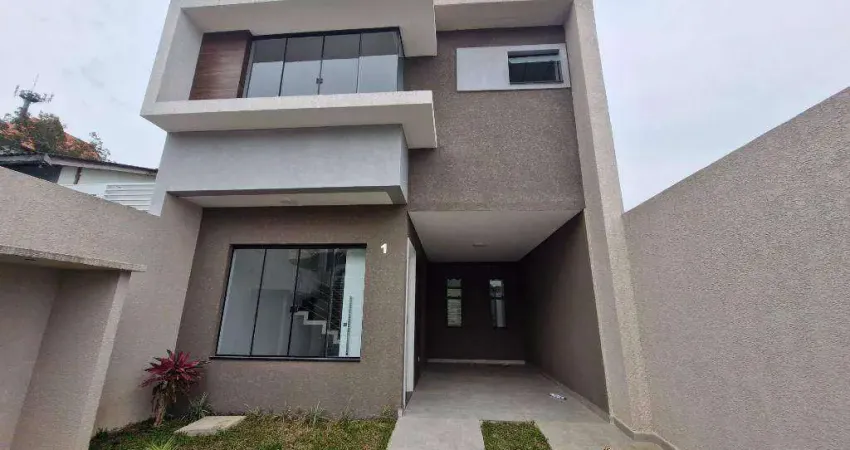 Sobrado com 3 dormitórios para alugar, 139 m² por r$ 4.700/mês - atuba - curitiba/pr