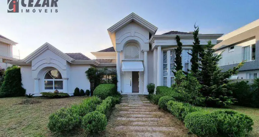 Casa com 4 dormitórios à venda, 475 m² por r$ 4.500.000,00 - alphaville graciosa - pinhais/pr