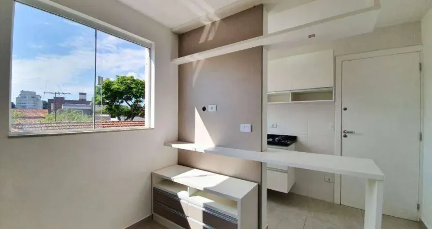 Kitnet com 1 dormitório para alugar, 40 m² por r$ 1.500/mês - bacacheri - curitiba/pr