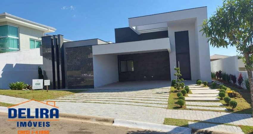 Casa térrea com cozinha gourmet, 3 Suítes a venda em Atibaia.