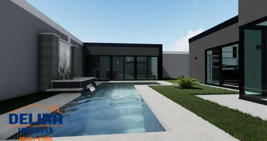 Casa no estilo moderno aceita financiamento bancário, use o seu FGTS.