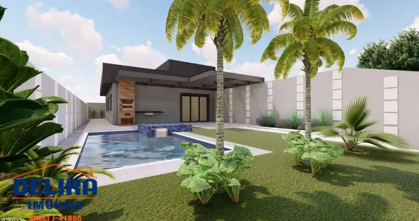 Casa com 3 Dormitórios, Suíte e Piscina – Apta para Financiamento Bancário!