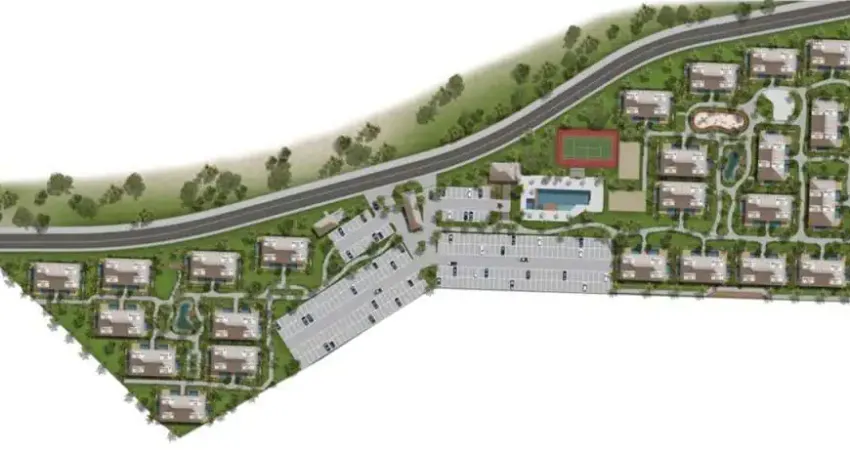 Village para venda em mata de são joão, centro, 2 dormitórios, 2 suítes, 1 banheiro, 2 vagas