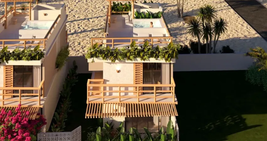 Lançamento na barra do cunhaú, chalés exclusivos com 77m². oportunidade!