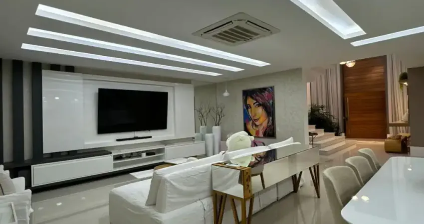 linda casa pra aluguel 5 suites  no alphaville barra mobiliada