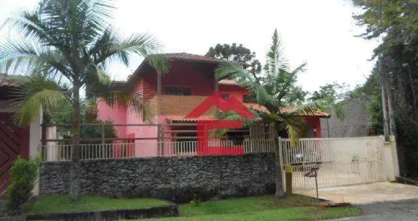 Casa com 3 dormitórios à venda, 360 m² por r$ 900.000,00 - chácara represinha - cotia/sp