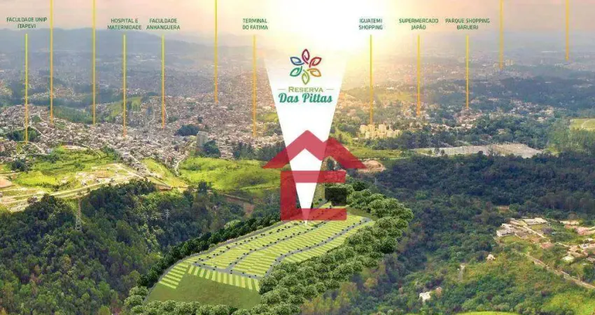 Terreno à venda, 250 m² por r$ 225.000,00 - reserva dos pittas - cotia/sp