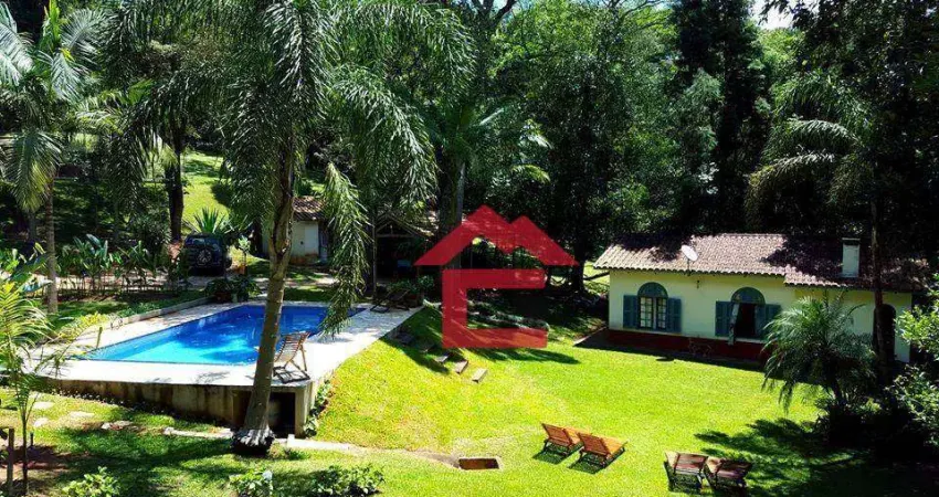 Chácara com 6 dormitórios à venda, 6200 m² por r$ 2.850.000,00 - recreio - ibiúna/sp