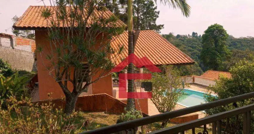 Chácara com 4 dormitórios à venda, 2500 m² por r$ 1.680.000,00 - caetê - são roque/sp