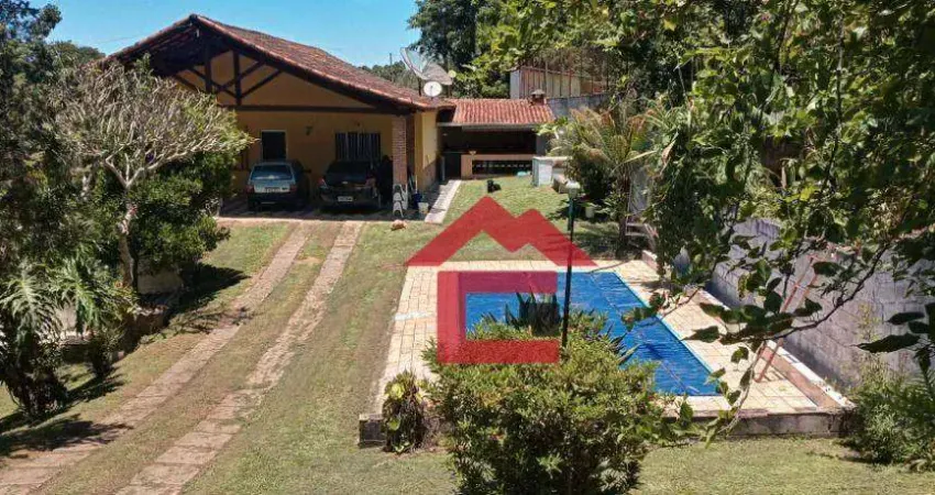 Chácara com 2 dormitórios à venda, 2000 m² por r$ 480.000,00 - centro (canguera) - são roque/sp