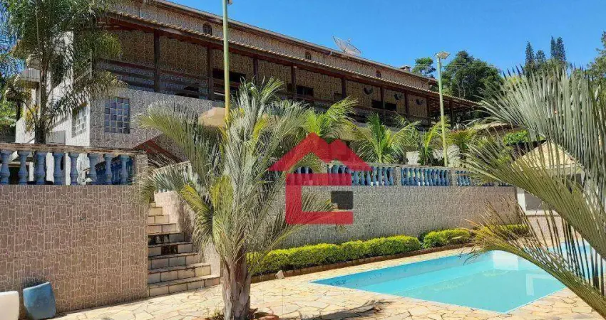 Chácara com 4 dormitórios à venda, 3000 m² por r$ 1.200.000,00 - centro (canguera) - são roque/sp