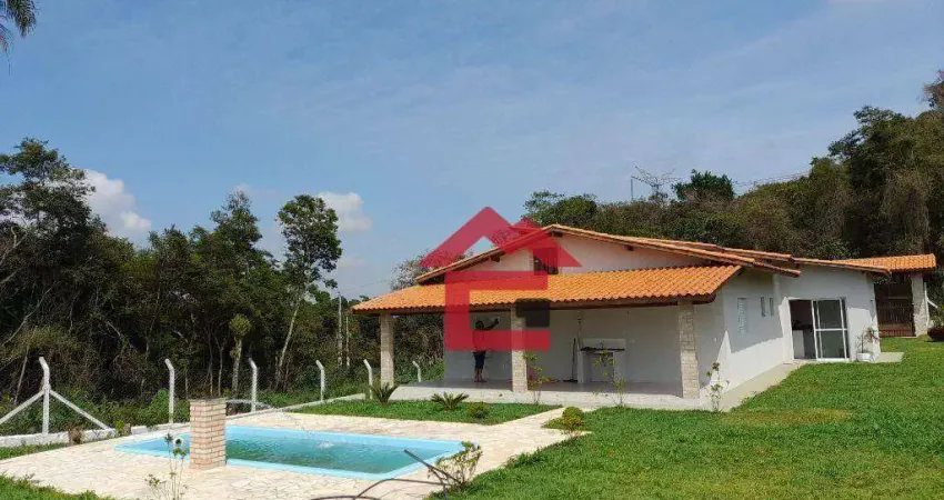 Chácara com 2 dormitórios à venda, 1000 m² por r$ 565.000,00 - recreio - ibiúna/sp