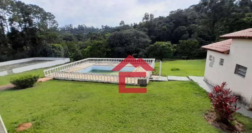 Chácara com 5 dormitórios à venda, 7500 m² por r$ 1.500.000,00 - mombaça - são roque/sp