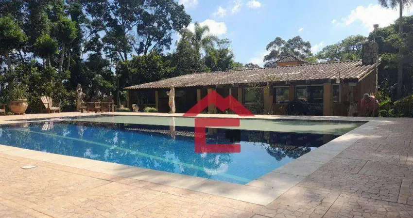 Sítio com 2 dormitórios à venda, 40000 m² por r$ 2.300.000,00 - centro (canguera) - são roque/sp